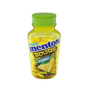 MENTOS SOURS C VİTAMİNLİ LİMON AROMALI 49G