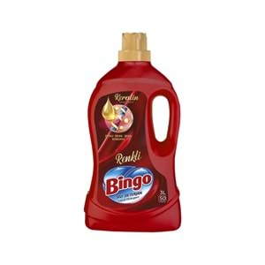 BİNGO KERATİN RENKLİ SIVI DETERJAN 3L