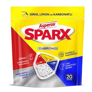 ASPEROX SPARX DİAMOND 20 ADET BULAŞIK KAPSÜLÜ