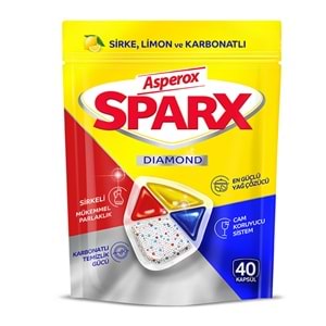 ASPEROX SPARX DİAMOND 40 ADET BULAŞIK KAPSÜLÜ