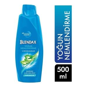 BLENDAX YOĞUN NEM. ALOE VERA ÖZLÜ ŞAMPUAN 500ML