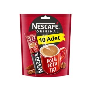 NESCAFE 3Ü1 ARADA ORGİNAL 10LU PAKET