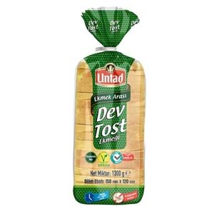 UNTAD EKMEK ARASI DEV TOST EKMEĞİ 1300G