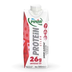 PINAR PROTEİN ÇİLEK LAKTOZSUZ SÜT 500ML