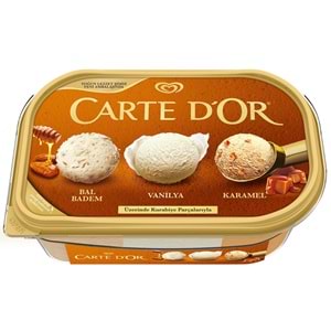 ALGİDA CARTEDOR BAL BADEM- M. VANİLYA - KARAMEL 850ML