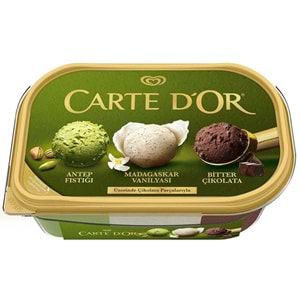 ALGİDA CARTEDOR ANTEP FISTIĞI - M. VANİLYASI - BİTTER Ç. 850ML