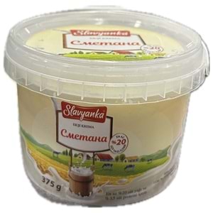 SLAVYANKA SMETANA %20 375G