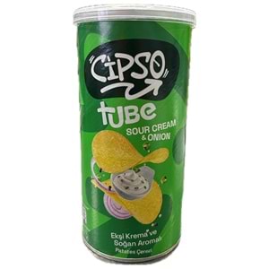CİPSO TUBE EKŞİ KREMA VE SOĞAN AROMALI CİPS 90G
