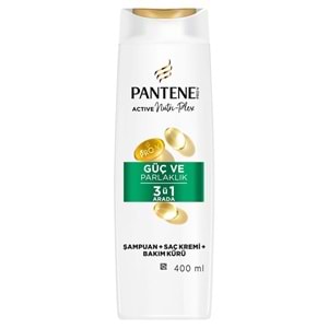 PANTENE GÜÇ VE PARLAKLIK 3Ü1 ARADA 400ML ŞAMPUAN
