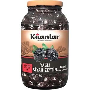 KAANLAR YAĞLI SİYAH ZEYTİN 1000G PET ŞİŞE