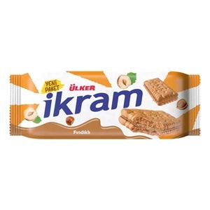 ÜLKER İKRAM FINDIK KREMALI BİSKÜVİ 84G