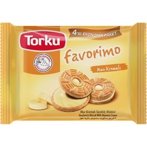 TORKU FAVORİMO MUZLU BİSKÜVİ 4LÜ PAKET