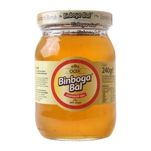 BİNBOGA ÇİCEK BALI 240Gr CAM KAVANOZ