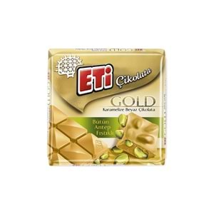 ETİ ÇİKOLATA GOLD BÜTÜN ANTEP FISTIKLI 60G