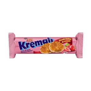 ETİ KREMALI ÇİLEK KREMALI BİSKÜVİ 61G