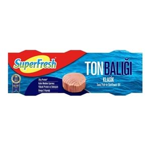SUPERFRESH TONBALIĞI KLASİK 3X75G