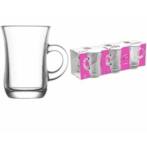 LAV YUDUM YUD402E ÇAY BARDAĞI KULPLU 6LI