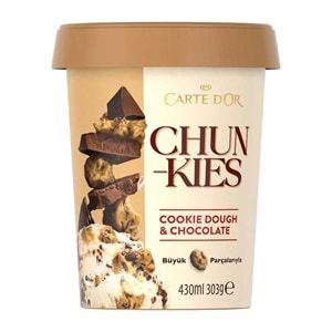 ALGİDA CARTE DOR CHUN KİES ÇİKOLATA PARÇALI VANİLYA 430ML