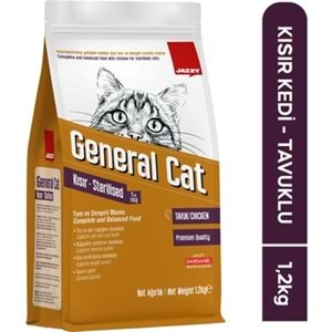 DARDANEL JAZZY GENERAL CAT KISIR KEDİ MAMASI 1,2 KG