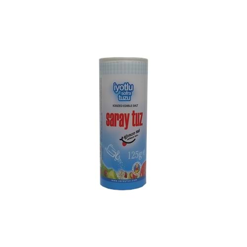 SARAY TUZ 125G PLASTİK TUZLUK