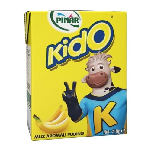 PINAR KİDO MUZ AROMALI PUDİNG 219G