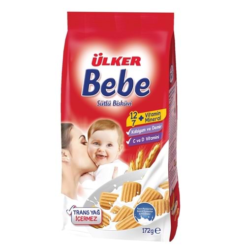 ÜLKER BEBE SÜTLÜ BİSKÜVİ 172GR