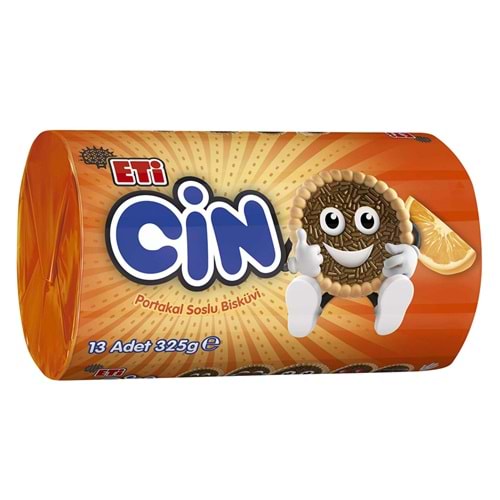 ETİ CİN PORTAKALLI BİSKÜVİ 13 ADET 325G