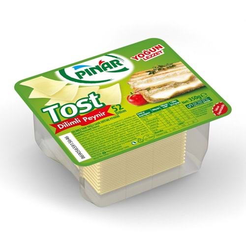 PINAR TOST DİLİMLİ PEYNİR 52 DİLİM 350G