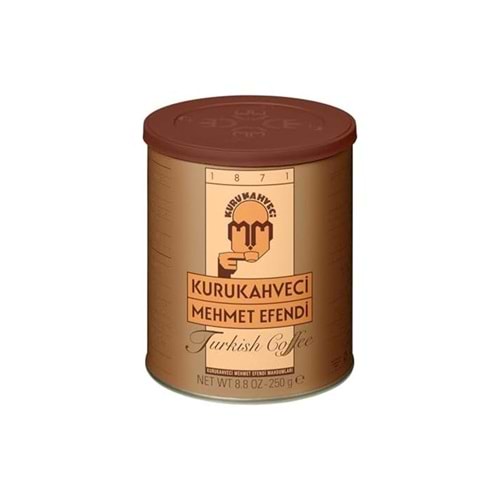 MEHMET EFENDİ TÜRK KAHVESİ 250G TENEKE KUTU