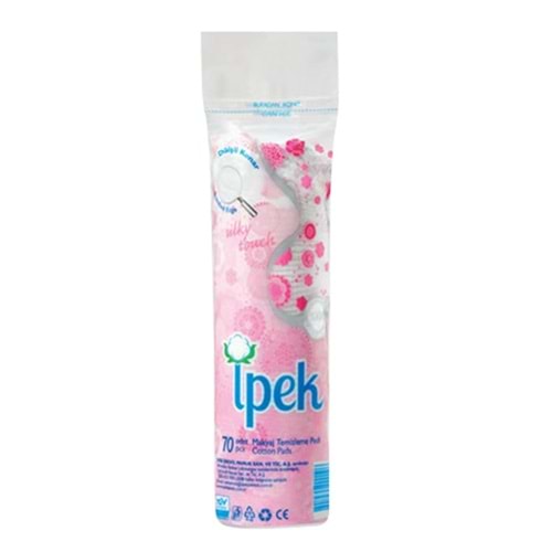 İPEK MAKYAJ TEMİZLİK PAMUĞU 70 Lİ