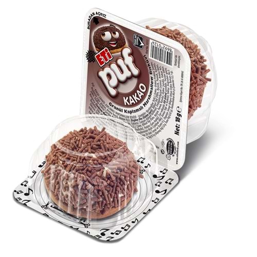 ETİ PUF KAKAO 18G