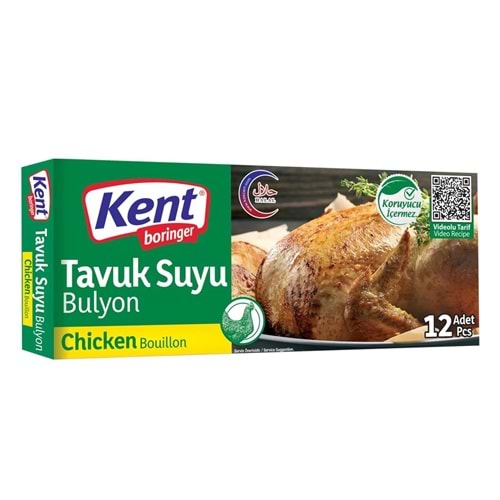 KENT BORİNGER TAVUK SUYU BULYON 12 ADET