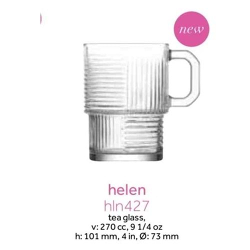 LAV 3 HELEN HLN427 KULPLU FİNCAN BARDAK 3LÜ