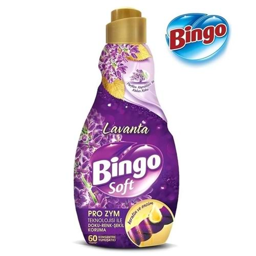 BİNGO SOFT LAVANTA KONSANTRE YUMUŞATICI 1440ML