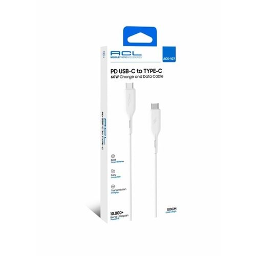 ACL USB-C TO TYPE-C 100CM KABLO