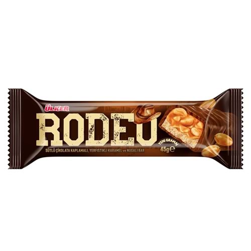 RODEO SÜTLÜ ÇİKOLATALI YER FISTIĞI KARAMEL . 45G