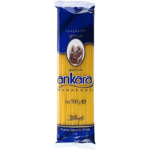 ANKARA NUH UN KLASİK SPAGHETTİ MAKARNA 500G