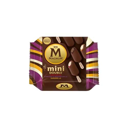 ALGİDA MAGNUM MİNİ DOUBLE ÇİKOLATA X2 KARADUT BÖĞÜRTLEN X2 KARAMEL X2