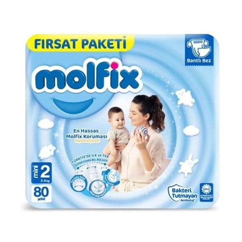 MOLFİX MİNİ 2 NUMARA 3 - 6 KG 80 ADET