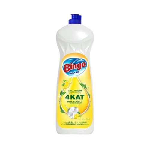 BİNGO BULAŞIK DETERJANI LİMON KOKULU 650ML