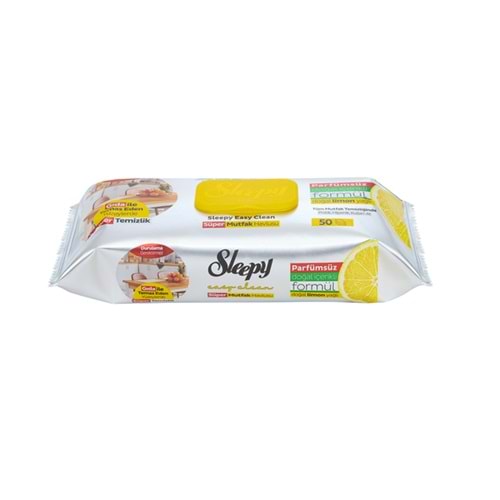 SLEEPY MUTFAK HAVLUSU LİMON YAĞLI 50 ADET