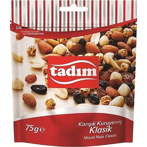 TADIM KARIŞIK KURUYEMİŞ KLASİK 75G