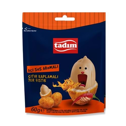 TADIM ACI SOS AROMALI ÇITIR KAPLAMALI YER FISTIK 60G