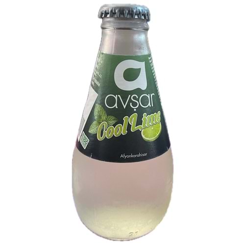 AVŞAR COOL LİME ÖZLÜ GAZLI İÇECEK 200ML