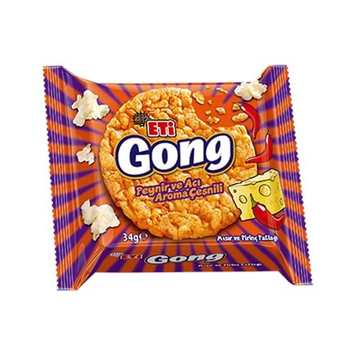 ETİ GONG SÜT MISIR VE ACILI 34G