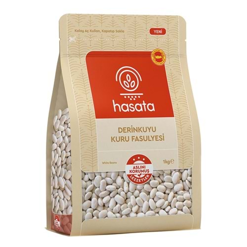 HASATA DERİNKUYU KURU FASULYESİ 1 KG