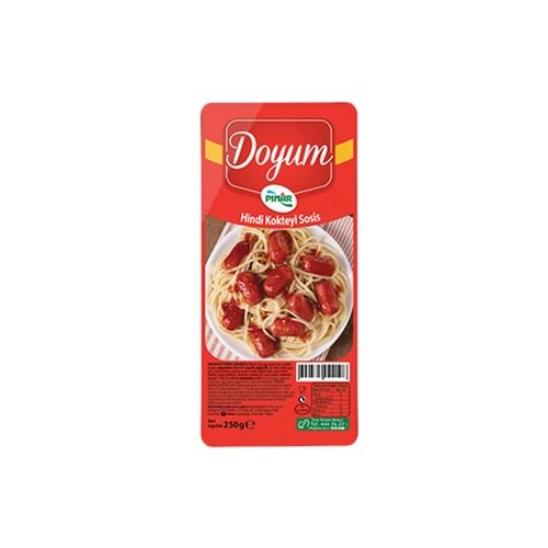 PINAR DOYUM HİNDİ KOKTEYL SOSİS 250G