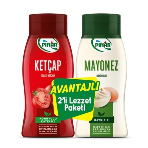 PINAR AVANTAJLI PAKET KETÇAP 420G +MAYONEZ 350G