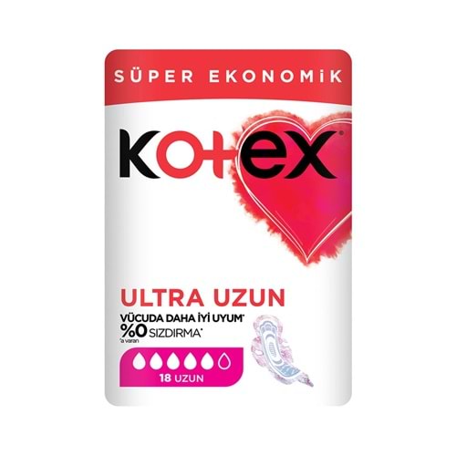 KOTEX ULTRA UZUN 18 ADET PED