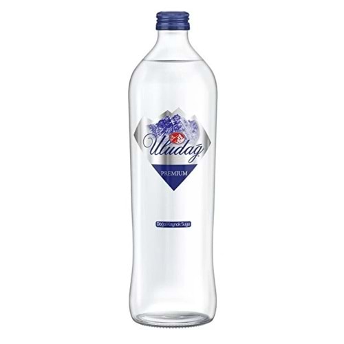 ULUDAĞ PREMİUM SU 750ML CAM ŞİŞE